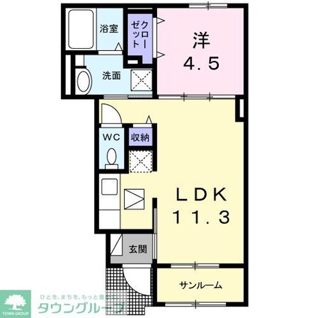 ベル ソレイユの物件間取画像
